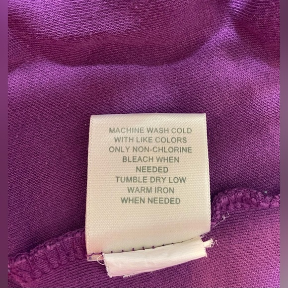 Blair purple long sleeve T - womens size L, short sleeve. - Picture 5 of 6